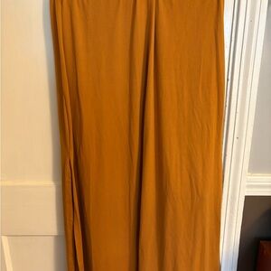 Sozy Mustard Maxi Skirt